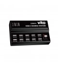 USB-A CHARGE STATION 12x 5VDC MAX.60W WITH SWITCH BLACK 5309910 VITO