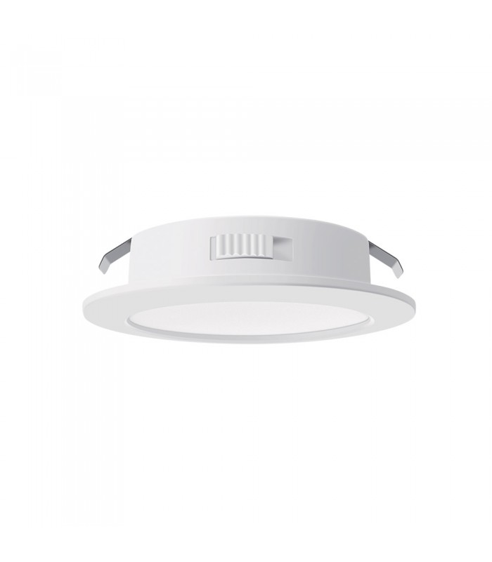 LED FURNITURE SPOT FURNILUX 4W 3CCT(3000K/4000K/6500K) 300Lm Φ55MM-CUT WHITE 12V IP44 PLASTIC 60CM CABLE   2028030 VITO
