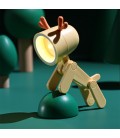 MINI LED NIGHT LAMP DEER YELLOW 0,5W 3000K 25Lm TOUCH CONTROL LR41 BATTERY 5200750 VITO