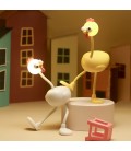 MINI LED NIGHT LAMP CHICKEN WHITE 3W 3000K 150Lm TOUCH CONTROL 14500 Li BATTERY 5200830 VITO