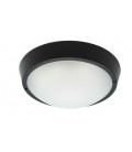 LED OUTDOOR BULKHEAD LUZ-BRN 25W 1700Lm 4000K (NATURAL WHITE) IP65 Φ270x93mm BLACK 3401010 VITO