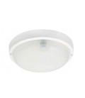 LED OUTDOOR BULKHEAD WITH PIR SENSOR LUZ-BRP 18W 1224Lm 4000K (NATURAL WHITE) IP65 Φ200x55mm WHITE 3400880 VITO