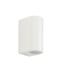 OUTDOOR WALL LIGHT SPIDER 2D GU10 98x145x67mm IP44 UP & DOWN ALUMINIUM, COLOR WHITE 3230440 VITO