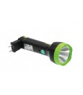 RECHARGEABLE TORCH LAMPAS-11 3W 150Lm 6000K (COOL WHITE) BLACK & GREENN  5000450 VITO
