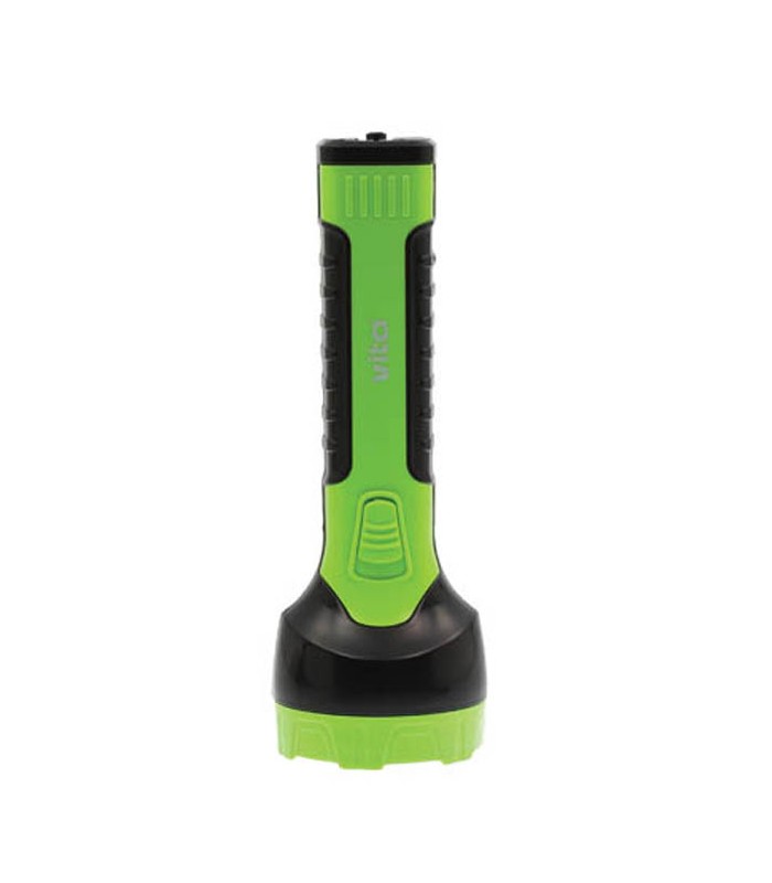 RECHARGEABLE TORCH LAMPAS-11 3W 150Lm 6000K (COOL WHITE) BLACK & GREENN  5000450 VITO