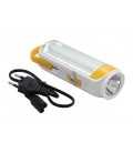 RECHARGEABLE TORCH LAMPAS-3 6W+0,5W 500Lm 6000K (COOL WHITE) WHITE & YELLOW 5000370 VITO