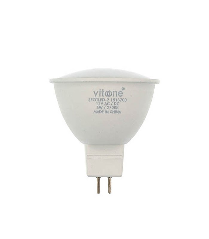LED BULB SPOTLED-2 GU5.3 MR16 6W 486Lm 2700K (WARM WHITE) 12VDC  1513700 VITO