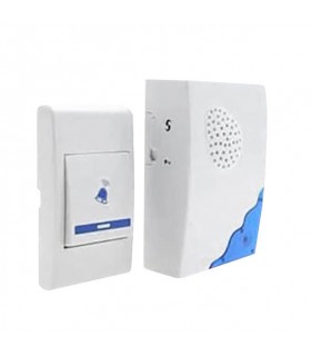 WIRELESS DOORBELL WITH BATTERIES WHITE BELLA-1 5800050 VITO