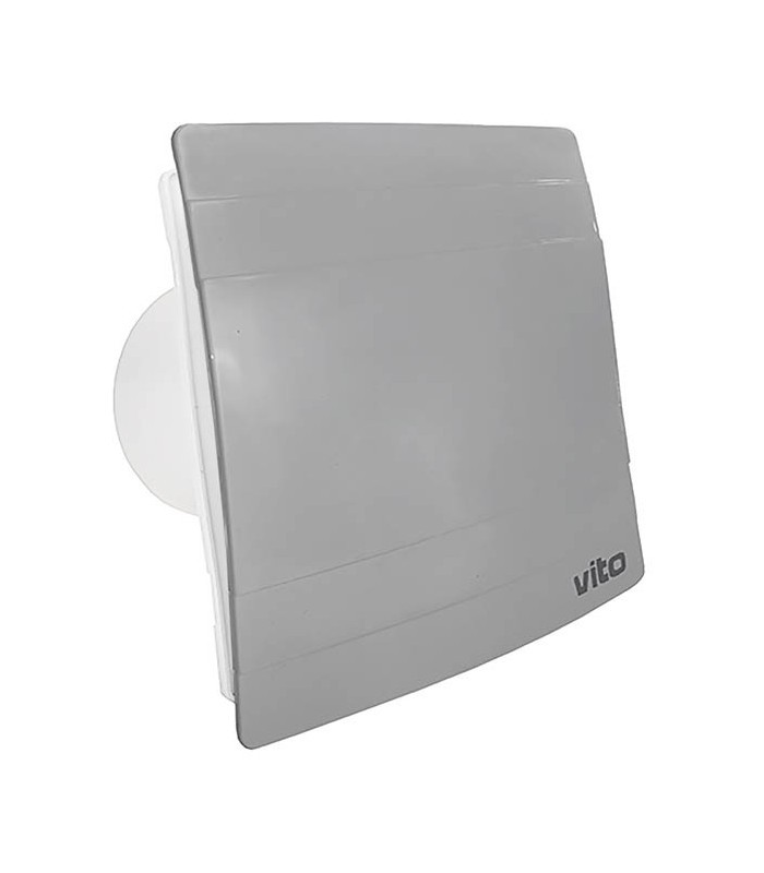 EXHAUST FAN Φ100x94mm 12W 100m3/h 35Db GREY VENTI FLAT 8005130 VITO