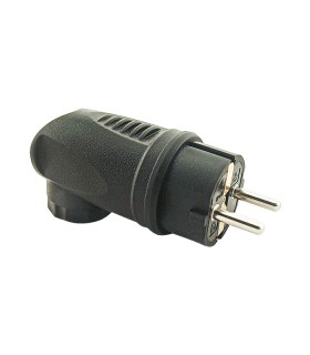 MALE SCHUCKO PLUG WITH GRIP IP44 BLACK 8006470 VITO