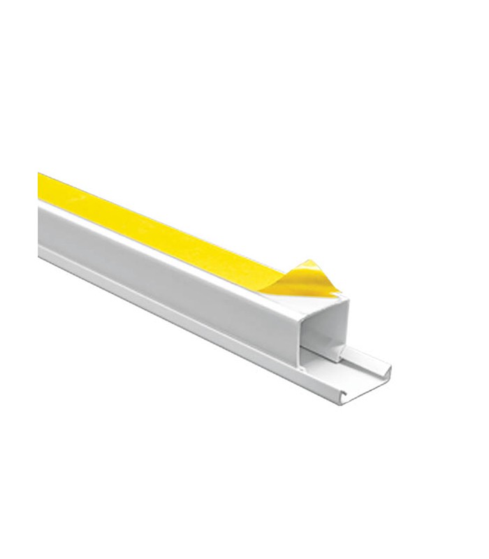 CABLE TRUNK PVC 2m 25x25m WITH ADHESIVE WHITE  8000240 VITO