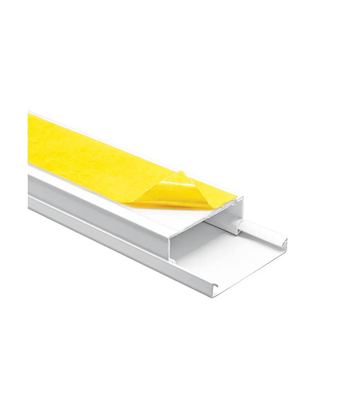 CABLE TRUNK PVC 2m 40x16m WITH ADHESIVE WHITE  8000260 VITO