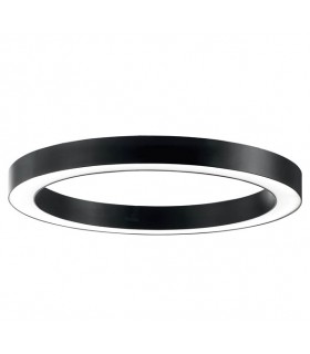 LED LINEAR FIXTURE RING SURFACE MOUNTED OR PENDANT PROFILED-PC Φ1200x80x80mm 96W 4000K (NATURAL WHITE) 12864Lm BLACK 2423980 VIT