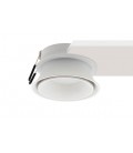 SPOT LIGHT FIXTURE RECESSSED MOUNTED DONNA X1 ROUND GU10 Φ80x45mm WHITE  2012730 VITO