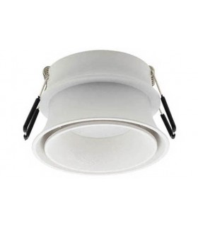 SPOT LIGHT FIXTURE RECESSSED MOUNTED DONNA X1 ROUND GU10 Φ80x45mm WHITE  2012730 VITO