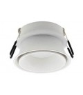SPOT LIGHT FIXTURE RECESSSED MOUNTED DONNA X1 ROUND GU10 Φ80x45mm WHITE  2012730 VITO