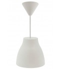 PENDANT LIGHTING FIXTURE VITEZ XM E27 Φ280x260x650mm WHITE 4102580 VITO