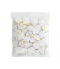 SET OF 100 PCS BASES FOR CABLE TIES 20x20cm WHITE