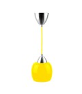 PENDANT LIGHTING FIXTURE PERA-S 1xE27 MADE OF GLASS YELLOW 4101400 VITO
