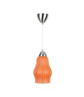 PENDANT LIGHTING FIXTURE CORE-D 1xE27 MADE OF GLASS ORANGE Φ160x218mm 4101840 VITO