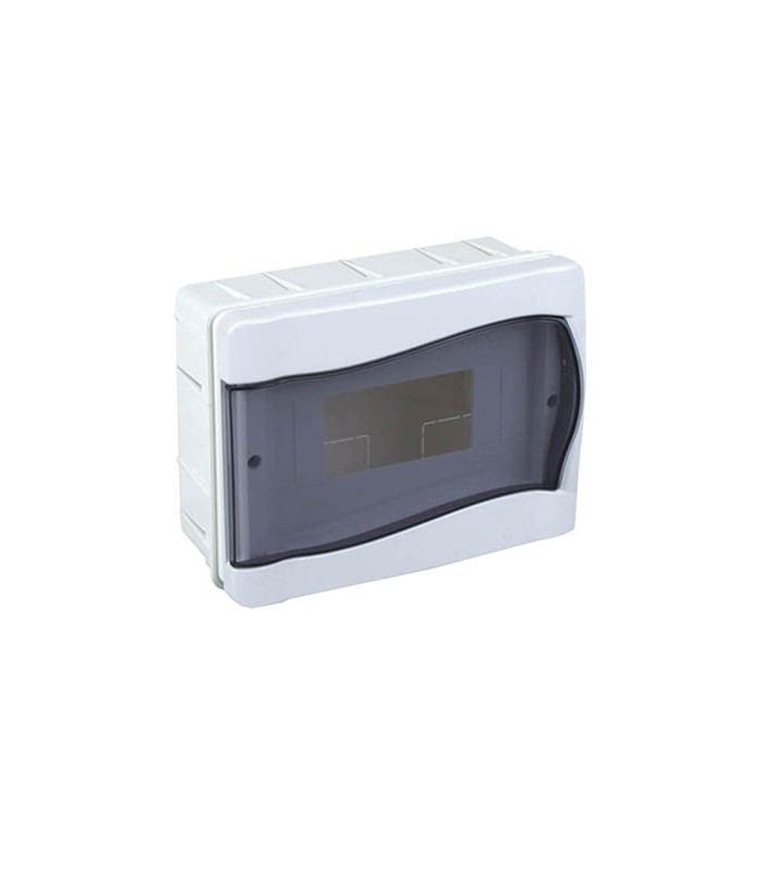 FUSE BOX RECESSED SINGLE LINE  1 LINE 16 GANG WITH SEMI TRANSPARENT DOOR HALOGEN FREE IP40 ISI-140000016102023 VITO