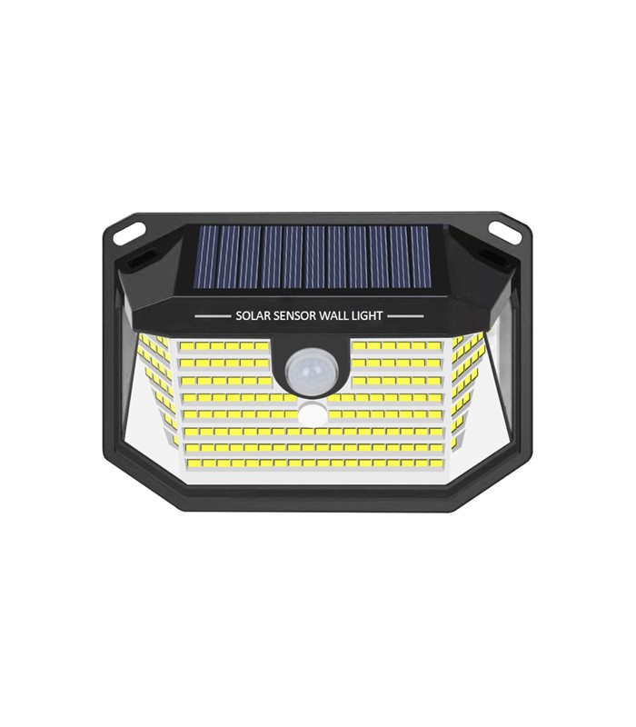 SOLAR LED FLOODLIGHT SOLIGHT T 1W 170Lm 6400K (COOL WHITE) WITH PHOTO & PIR SENSOR 18650 3,7V 1200mAh IP44 BLACK 3210170 VITO