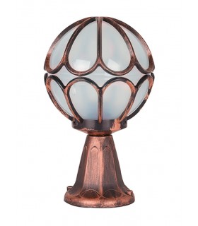 OUTDOOR GARDEN LIGHT LIVORNO-45 E27 IP44  PLASTIC Φ240x380mm ANTIQUE 3242120 VITO