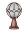 OUTDOOR GARDEN LIGHT LIVORNO-45 E27 IP44  PLASTIC Φ240x380mm ANTIQUE 3242120 VITO