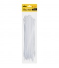 PLASTIC CABLE TIE 3.6X300mm WHITE 100 PCS IN BAG 7100310 VITO