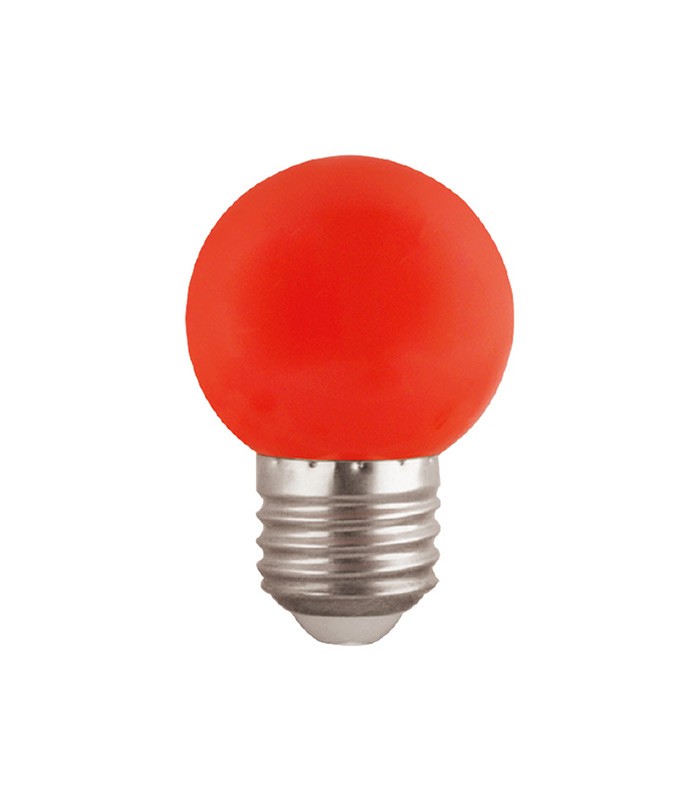 LED BULB COLORLED G45 E27 2W RED 1501540 VITO