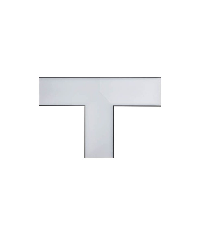 T SHAPE CONNECTOR 90o FOR LINEAR LIGHTINGS PROFILED SL1 250x250x53mm 9W 3000K (WARM WHITE) TETRIS 2  BLACK 2429380 VITO