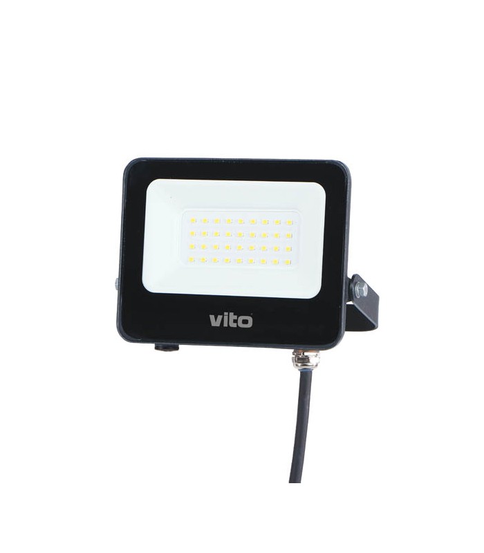 LED FLOODLIGHT SAVA 30W 3000Lm 6000K (COOL WHITE) IP65 3022590 VITO