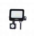 LED FLOODLIGHT SAVA-S WITH PIR SENSOR 10W 1000Lm 6000K (COOL WHITE) IP65 3022700 VITO