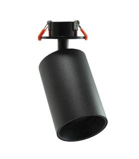 SPOT LIGHT FIXTURE RECESSED ELCHE-1 GU10 Ø65X120 BLACK 2102760 VITO