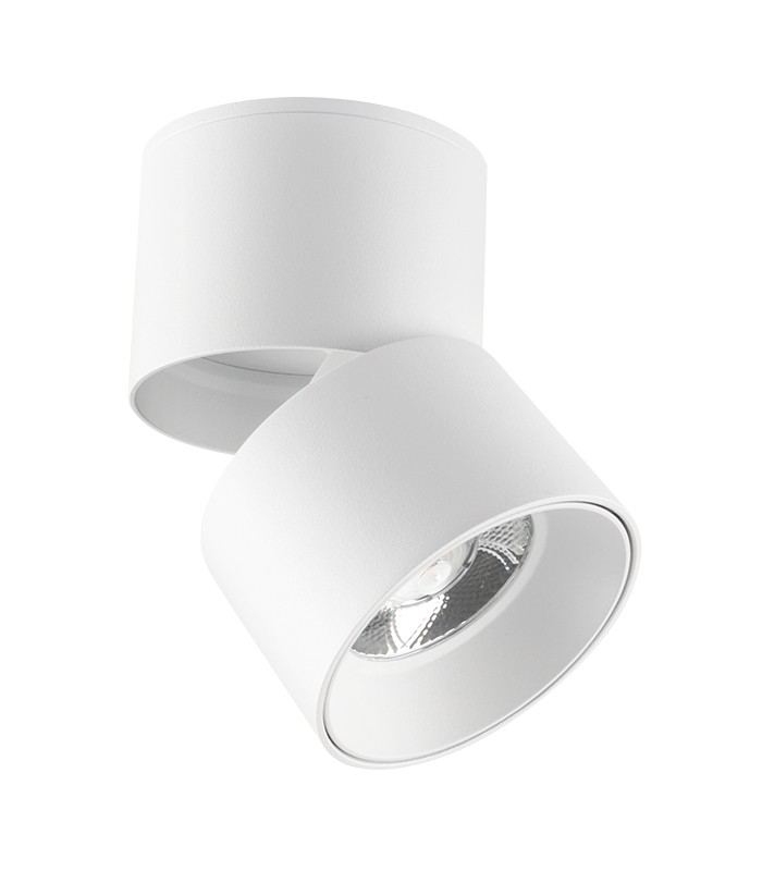 SPOT LIGHT FIXTURE SURFACE MOUNTED LAZY-10 10W 950Lm COB 4000K  Ø72X98  WHITE 2102890 VITO