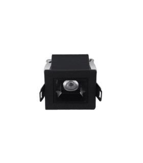 SPOT LIGHT FIXTURE RECESSED ICECUBE-2 2W 188Lm 3000K (WARM WHITE) 45x45mm BLACK 2102940 VITO