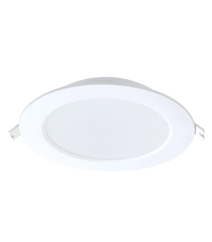 LED ROUND PANEL SLIM RECESSED LINA 6W 660Lm 3000K (WARM WHITE) Φ120.5x28,4 WHITE 2027550 VITO