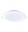 LED ROUND PANEL SLIM RECESSED LINA 12W 1320Lm 3000K (WARM WHITE) Φ170.8x28,4 WHITE 2027560 VITO