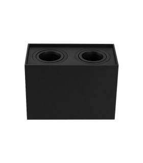 SPOTLIGHT ELDA-2 98X180X125MM GU10 BLACK CEILING SURFACE 2103030 VITO