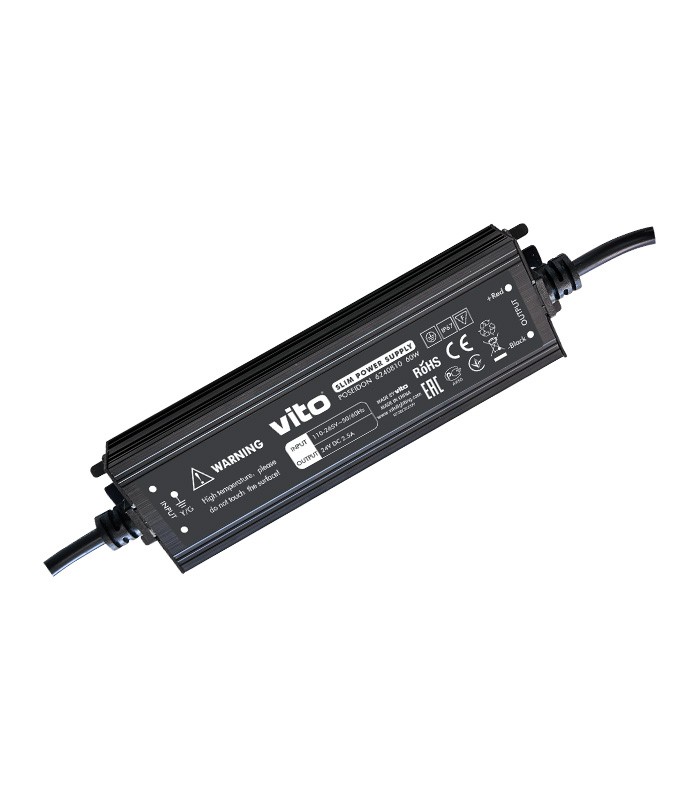 POSEIDON 60W 2.5A 24VDC IP67 SLIM POWER SUPPLY 6240810 VITO