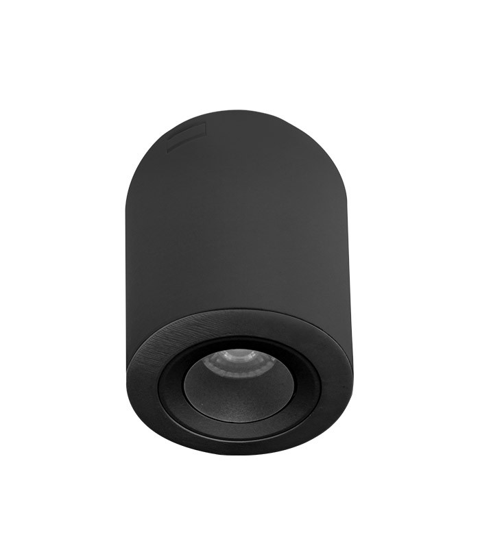 LED CEILING SPOT ORBIS-A 9W 3xCCT (3000K/4200K/6500K) 1080Lm 30°-ADJUSTABLE IP20 Φ9*10CM BLACK 2103100 VITO