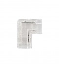 LED STRIP CONNECTOR 8MM-SINGLE L-SHAPE 20PCS-BAG TRANSPARENT 5520330 VITO