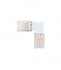 LED STRIP CONNECTOR 10MM-RGB L-SHAPE 20PCS-BAG TRANSPARENT 5520360 VITO