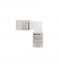 LED STRIP CONNECTOR 10MM-RGBW L-SHAPE 20PCS-BAG TRANSPARENT  5520380 VITO