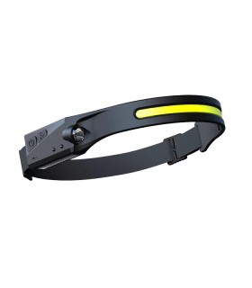 RECHARGEABLE HEAD LIGHT FLASH-7 3W/1W 6000K 300Lm/100Lm HANDMOTION-SENSOR TYPE-C BLACK 5000540 VITO