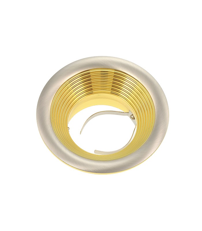 VIOLA-B4 GU10 ø75MM STN+GLD MINI DOWNLIGHT 2024270 VITO