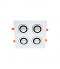 VT/PAN-4/4x5W/COB/3000K/220V/SQUARE/LED SPOTLIGHT 2101231 VITO