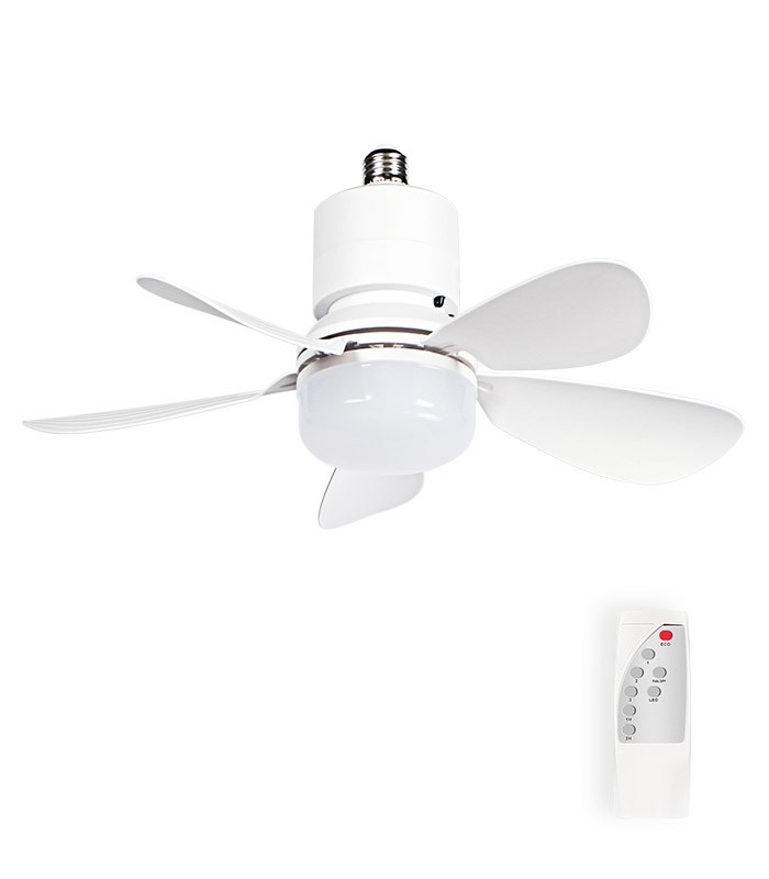 CEILING FAN WITH LED LAMP FANLUX-B5 6W 6500K 510Lm 42CM WHITE REMOTE 2027730 VITO