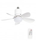 CEILING FAN WITH LED LAMP FANLUX-B5 6W 6500K 510Lm 42CM WHITE REMOTE 2027730 VITO