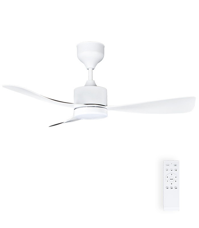 CEILING FAN WITH LED LAMP FANLUX-C3 18W 3xCCT (3000K/4500K/6500K) 1530Lm 106CM WHITE REMOTE 2027740 VITO